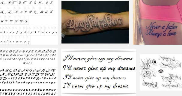 estilos de letras para tatuajes